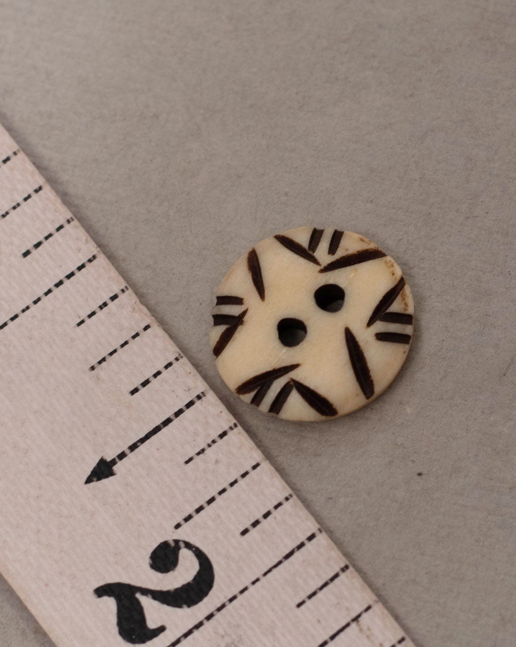 Engraved Bone Buttons ( Set Of 6 ) - Fabriclore.com