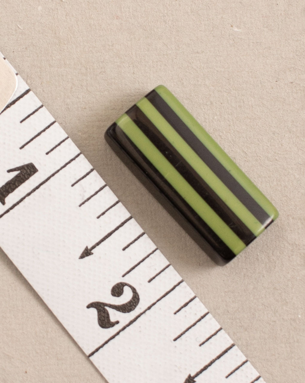 Green Stripes Resin Button ( Single Piece ) - Fabriclore.com