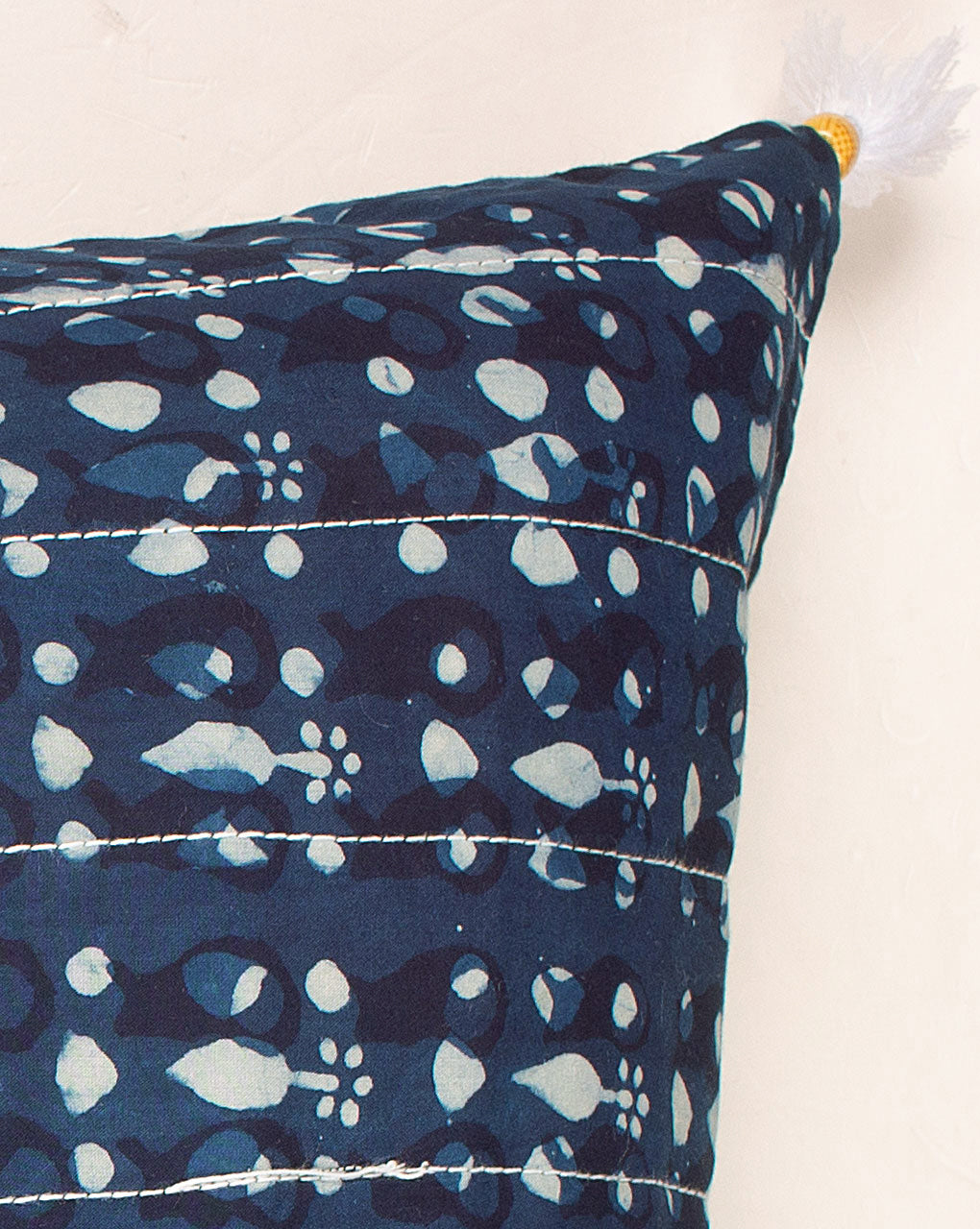 Hand Crafted Akola Rayon Modal Cushion Cover ( 20X20 Inches ) - Fabriclore.com