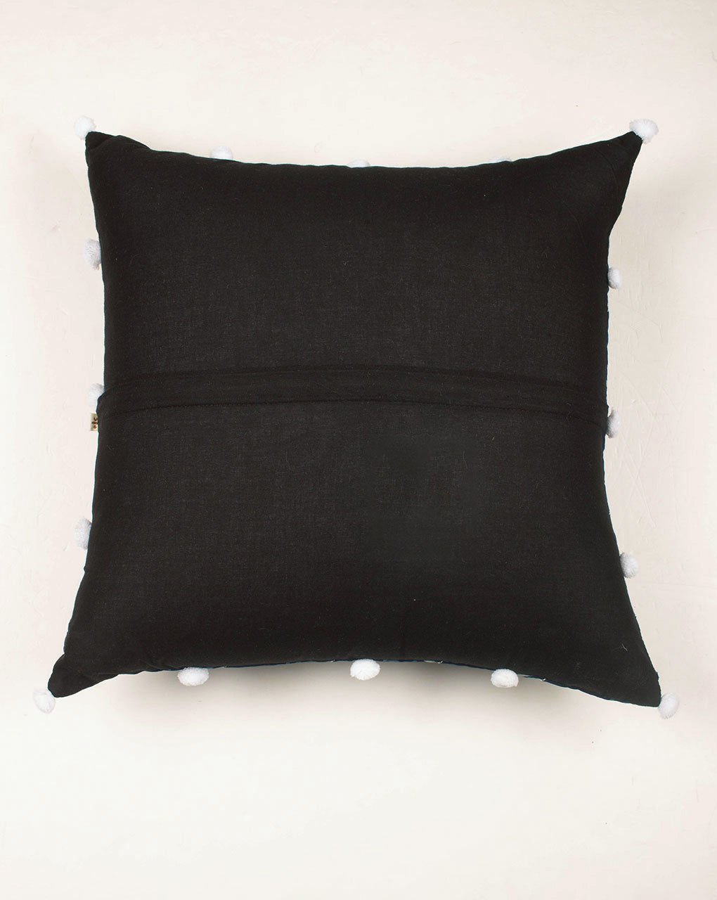 Hand Crafted Akola Rayon Modal Cushion Cover ( 18X18 Inches ) - Fabriclore.com
