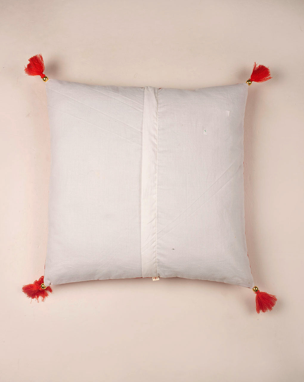 Hand Crafted Cotton Cushion Cover ( 16X16 Inches ) - Fabriclore.com