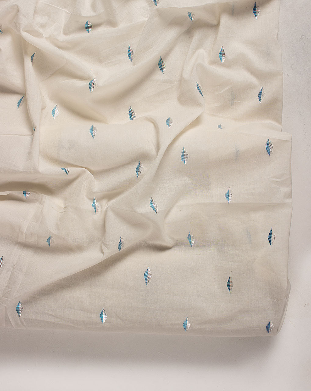 Jacquard Lurex Cotton Fabric