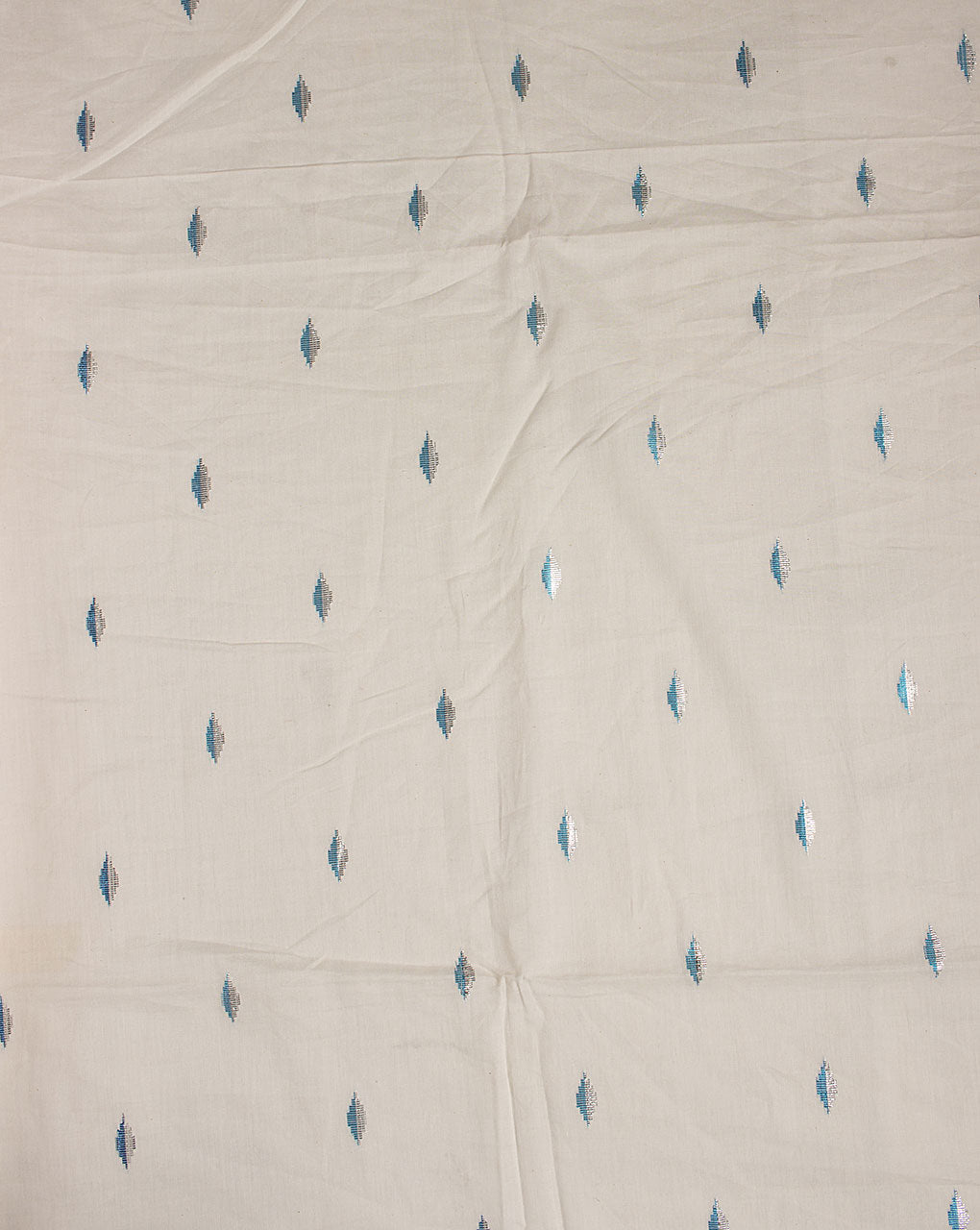 ( Pre Cut 60 CM ) Jacquard Lurex Cotton Fabric