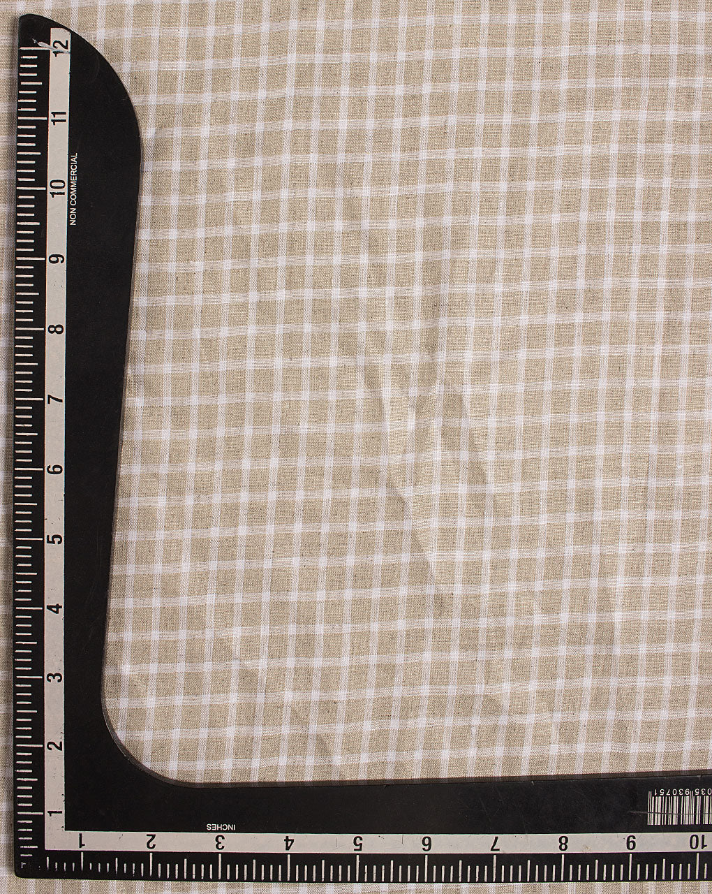 Checks Woven Hemp Fabric ( Width 58 Inch ) - Fabriclore.com