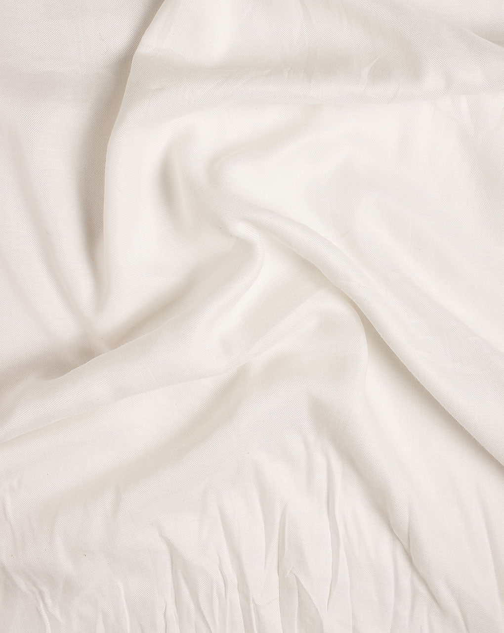 White Plain Dyeable 60'S Modal Twill Fabric ( 92*80 | Width 59 Inch ) - Fabriclore.com