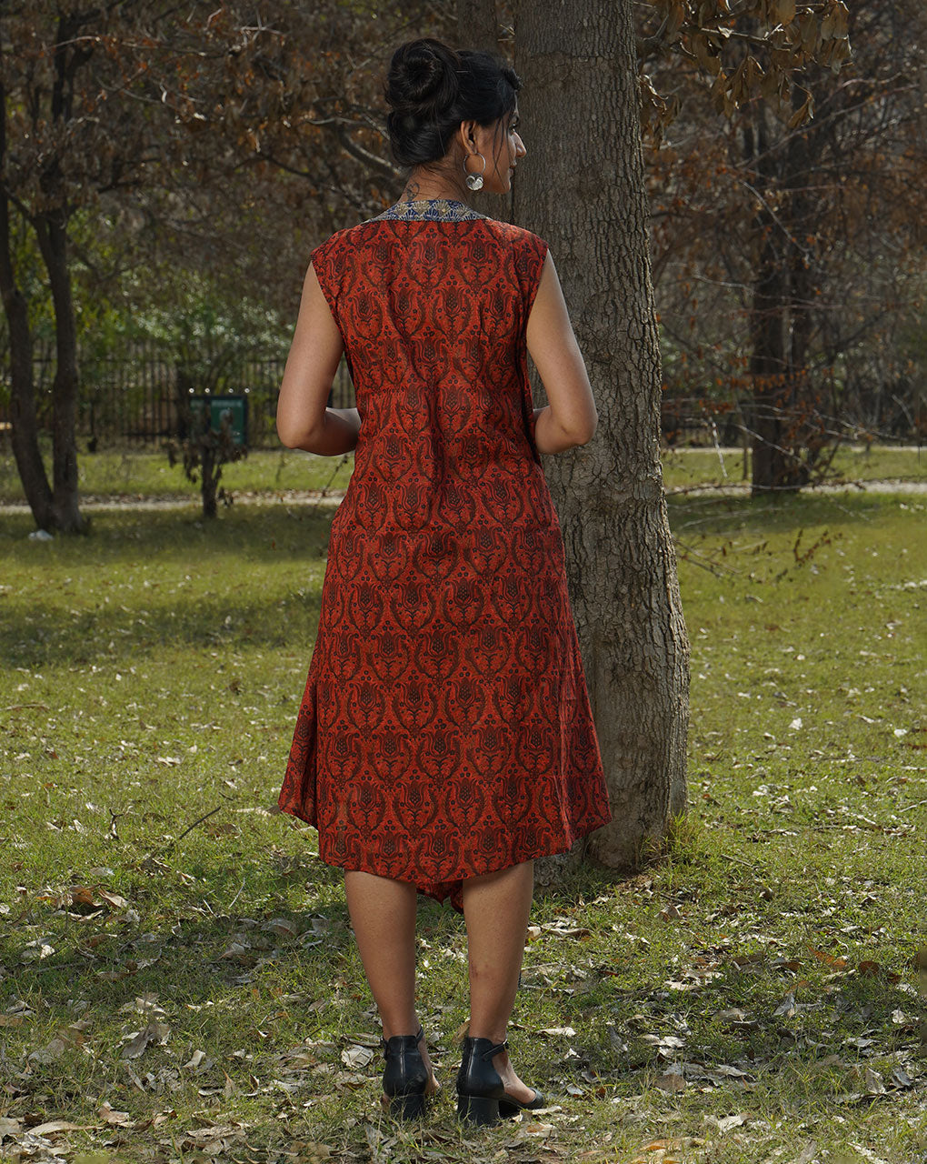 Swetchha Wraparound Dress - Fabriclore.com