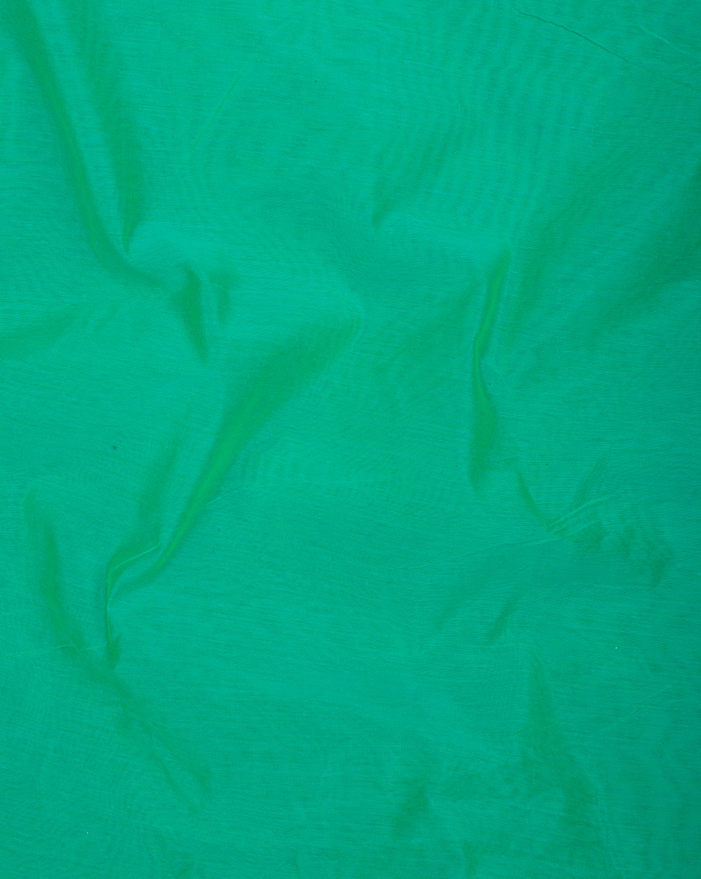 Sea Green Plain Chanderi Fabric - Fabriclore.com