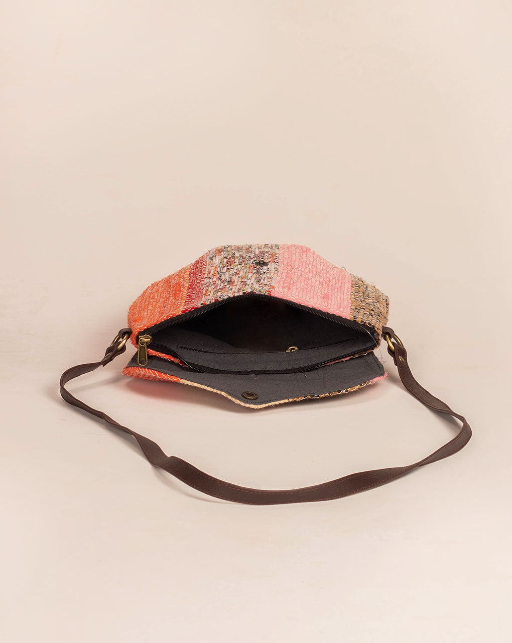 Handmade Rug Sling Bag - Fabriclore.com