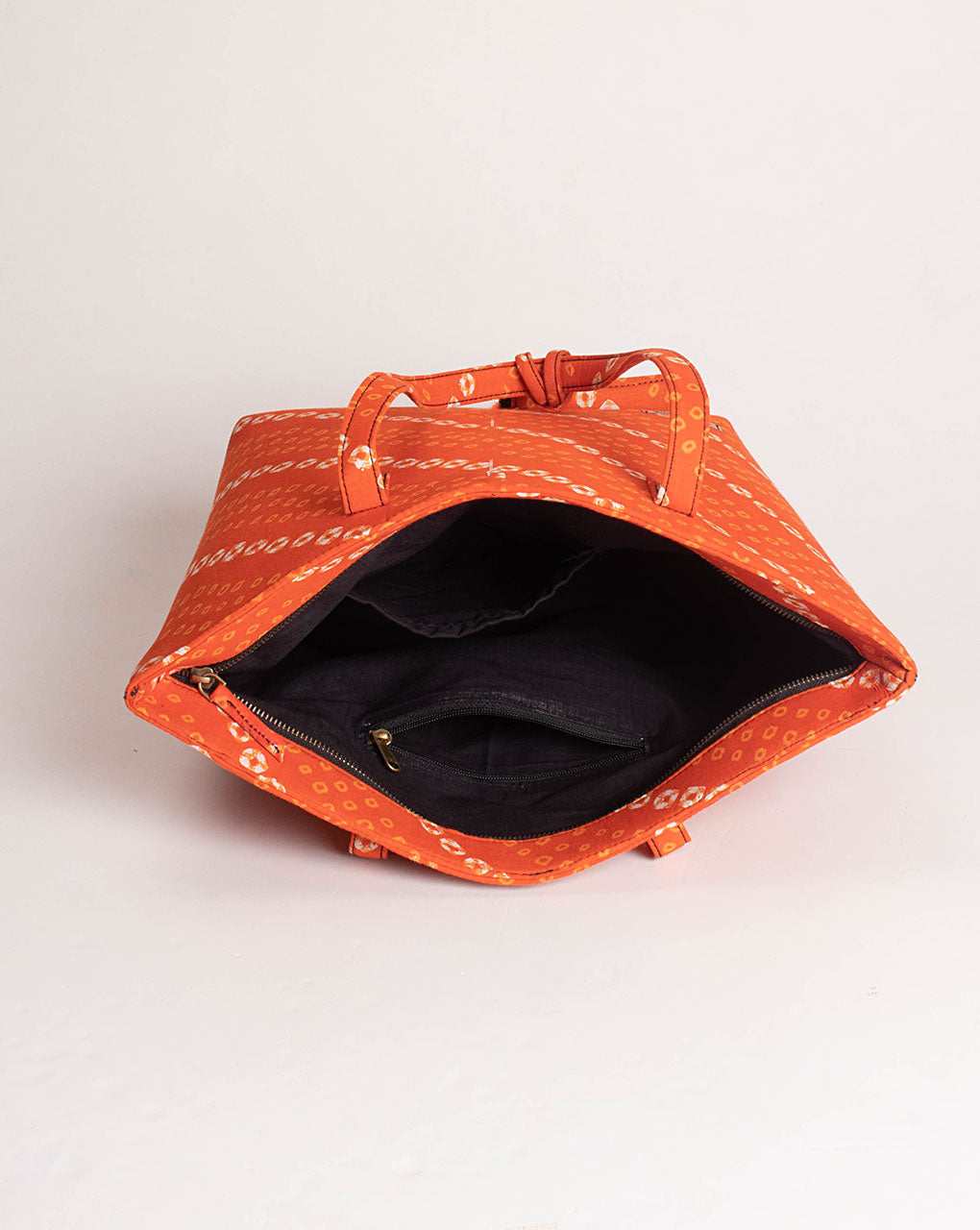 Upcycled Geometric Bandhani Bags ( Set Of 4 ) - Fabriclore.com