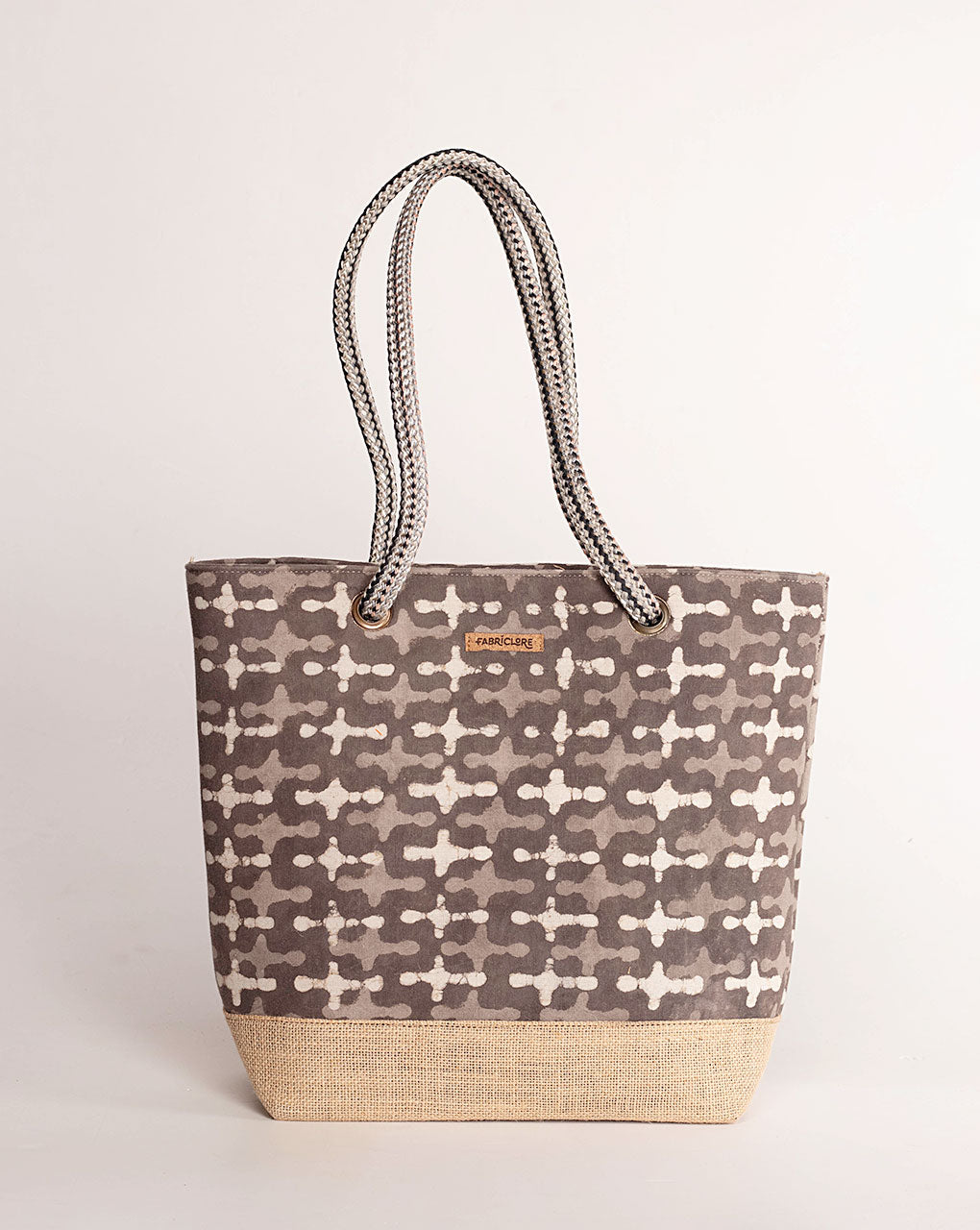 Handcrafted Jute Tote Bag - Fabriclore.com