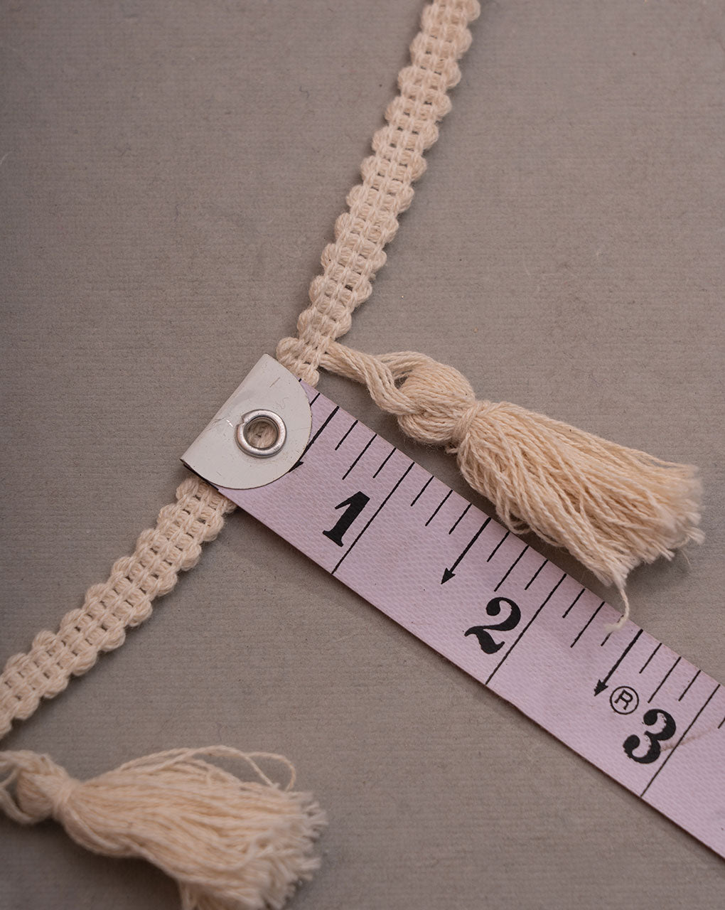 Dyeable Crochet Cotton Tassel Lace - Fabriclore.com