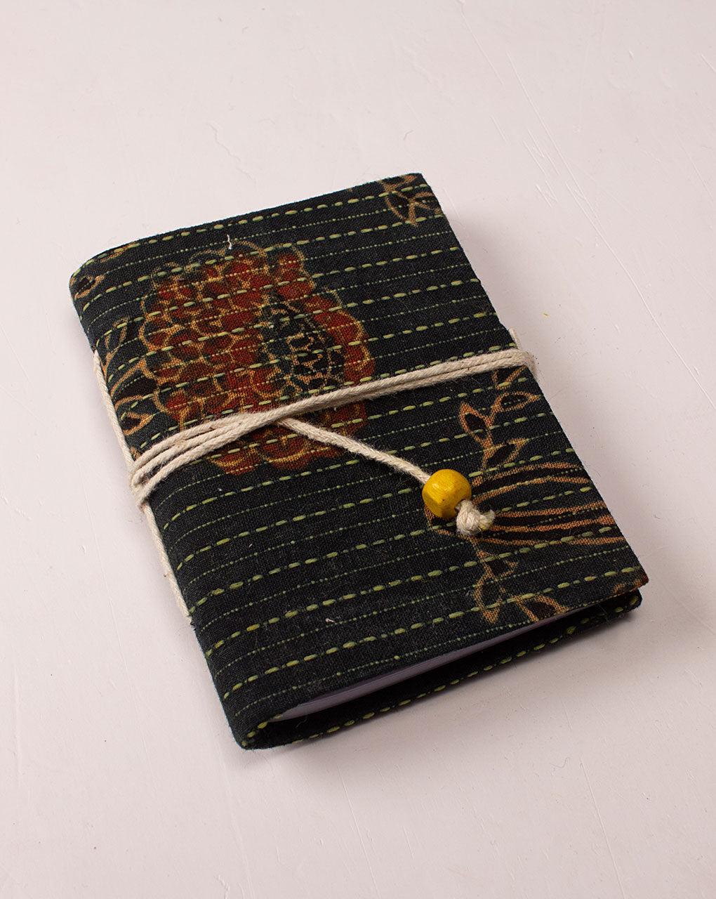 Handmade Ajrak Hand Block Cotton Fabric Cover Pocket Diary - Fabriclore.com