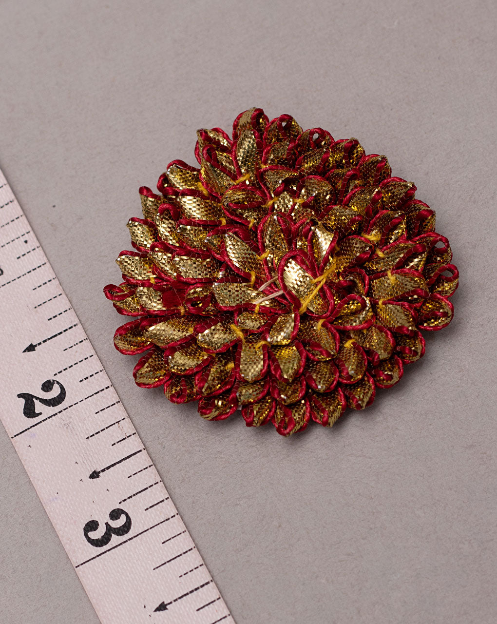 Floral Gota Handmade Patch ( 1Pc. ) - Fabriclore.com