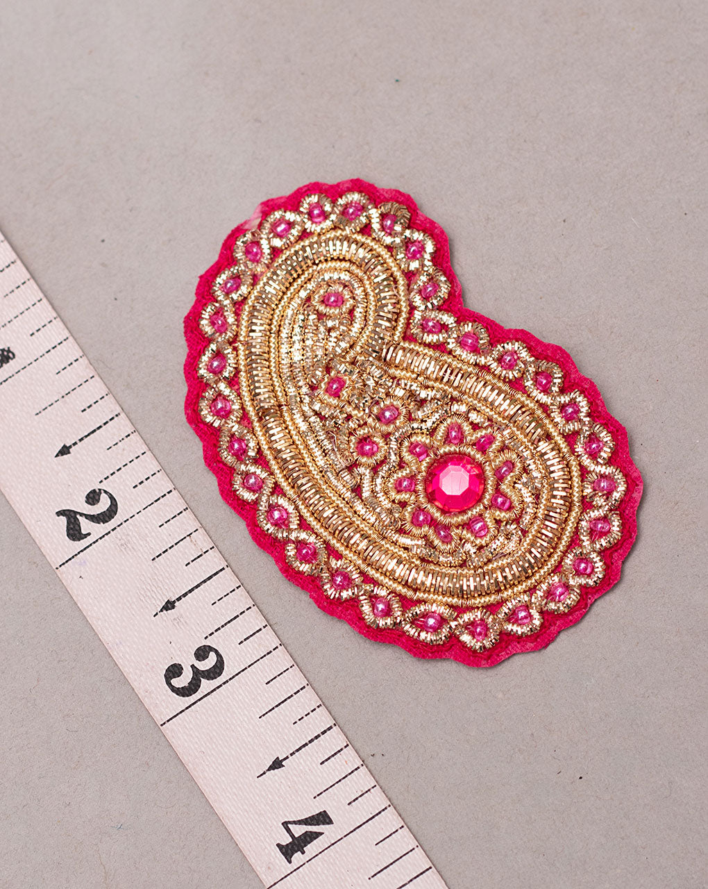 Paisley Salma Hand Embroidered Patch ( 1Pc. ) - Fabriclore.com