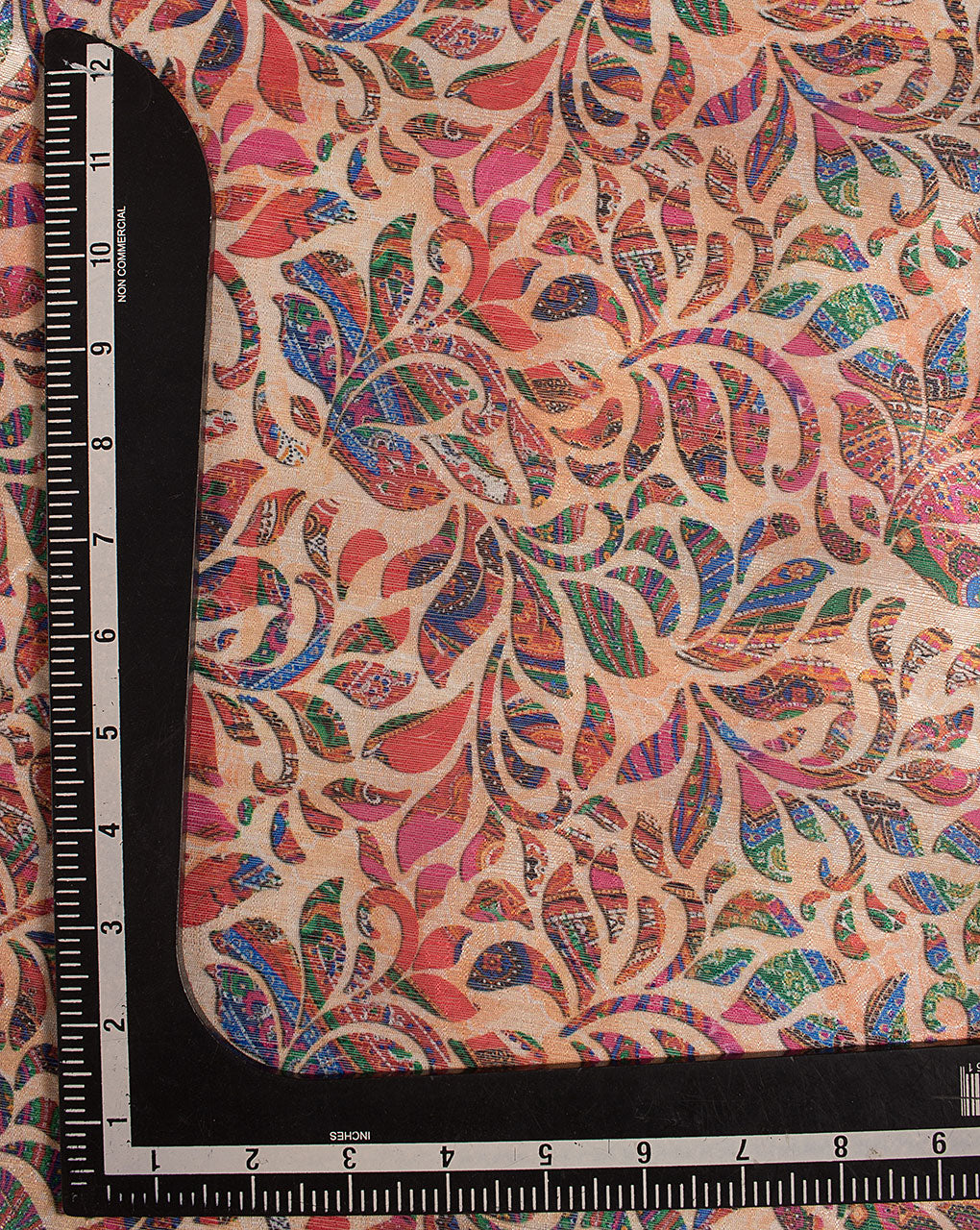 ( Pre Cut 2 MTR ) Digital Print 85 Gram Poly Malbari Silk Fabric