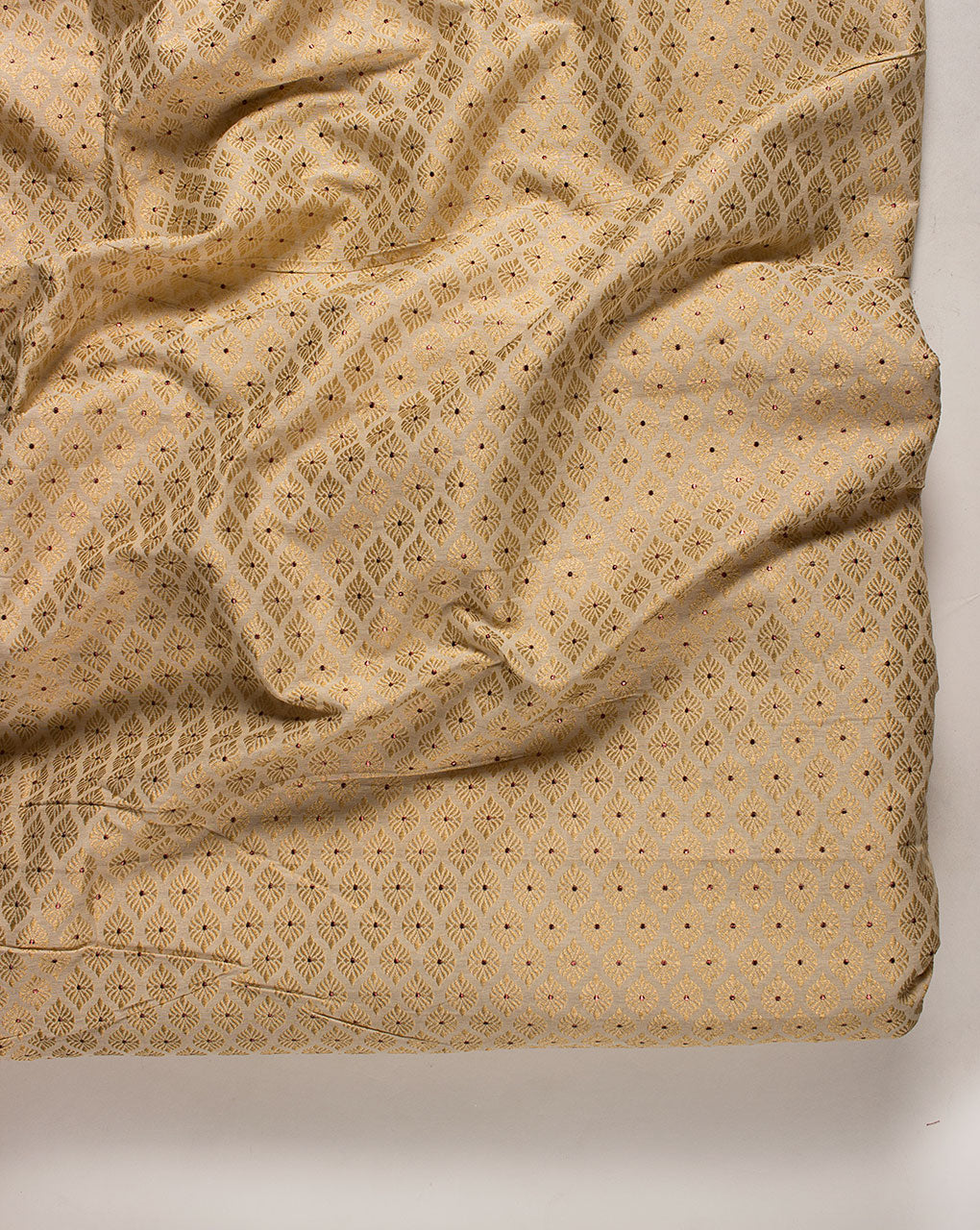 Jacquard Banarasi Brocade Silk Fabric