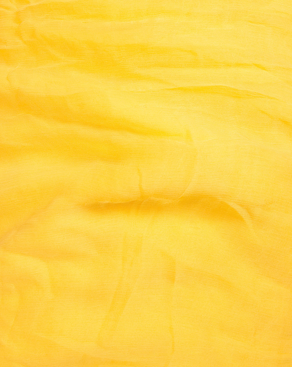 Yellow Plain Viscose Chinnon Chiffon Fabric - Fabriclore.com