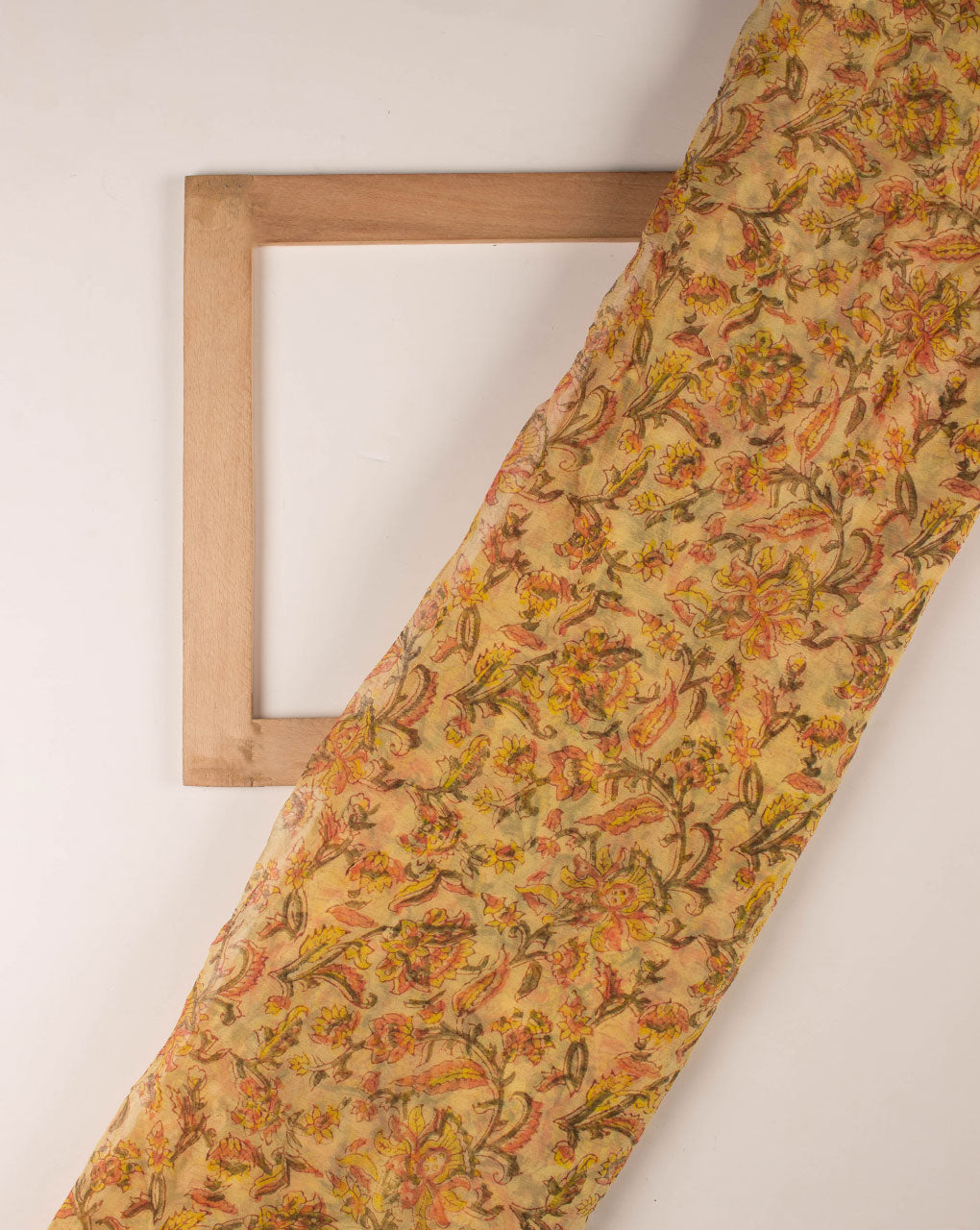 Tie & Dye Hand Block Chiffon Fabric - Fabriclore.com