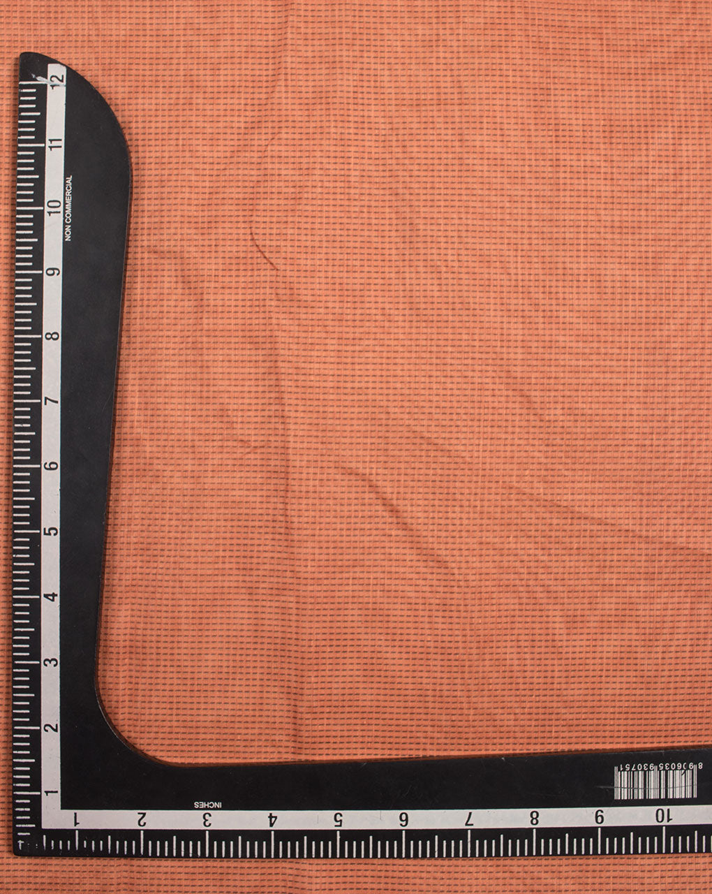 Orange Digital Print Chanderi Fabric - Fabriclore.com