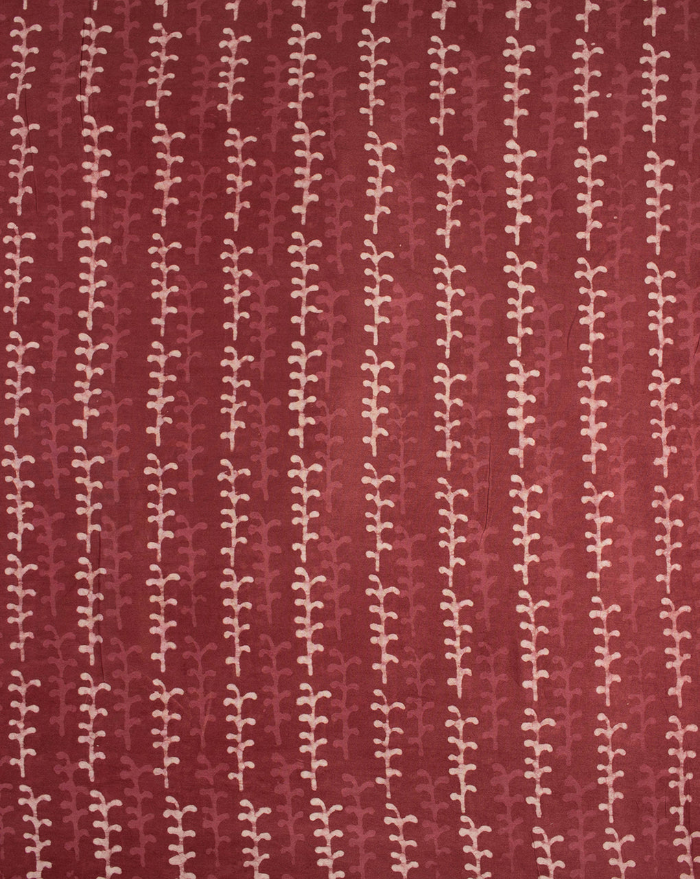 Dabu Hand Block Mercerized Chanderi Fabric - Fabriclore.com