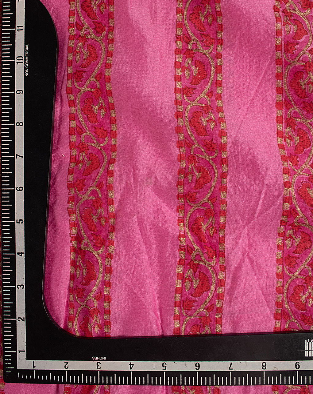 Hand Block Mercerized Chanderi Fabric
