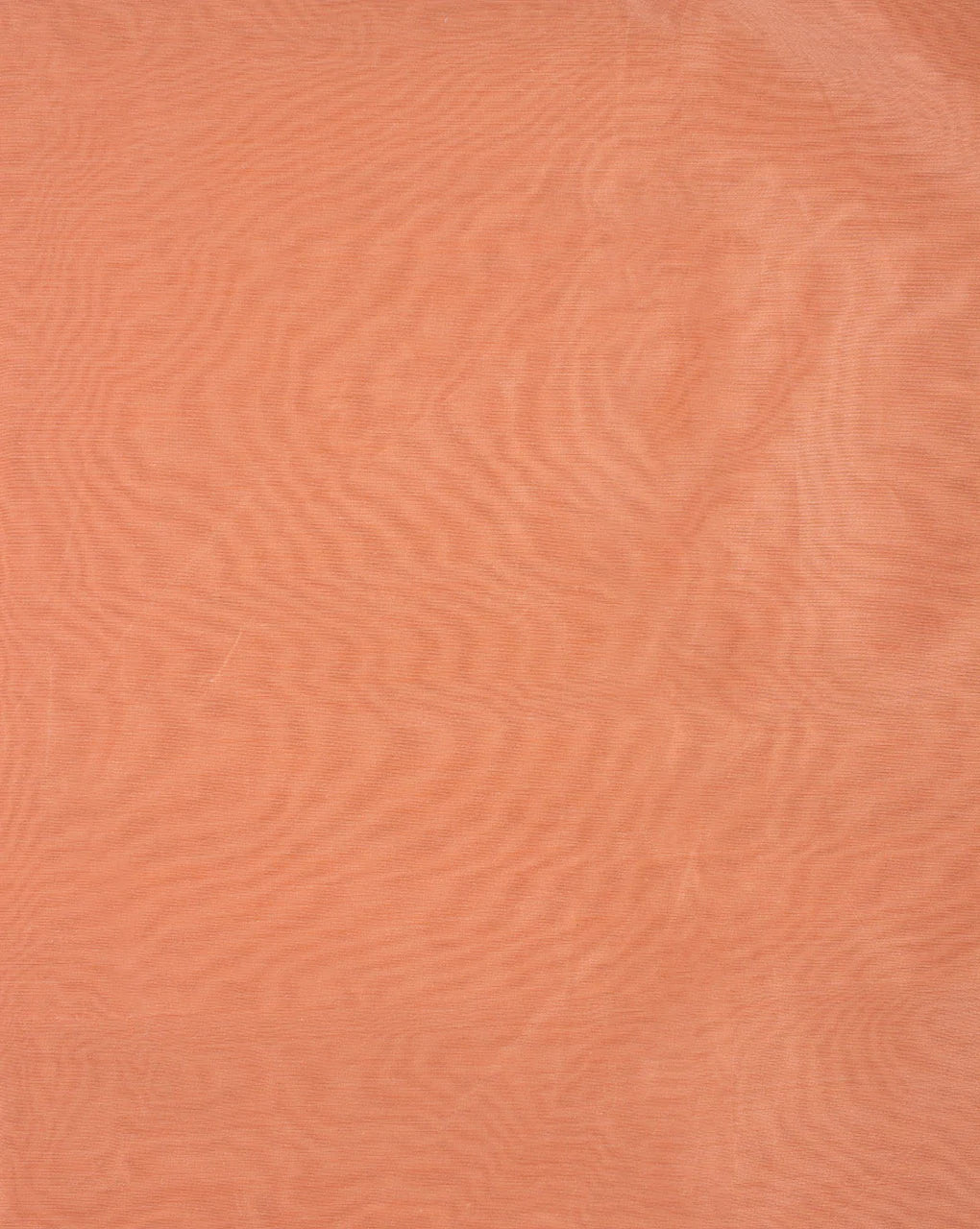 Peach Plain Banarasi Chanderi Fabric - Fabriclore.com