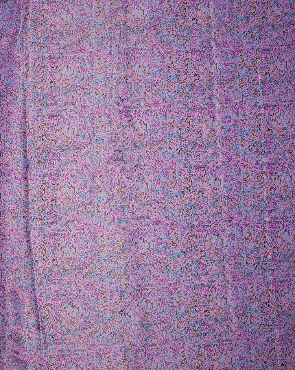 ( Pre Cut 2 MTR ) Digital Print 100 Gram Poly Silk Crepe Fabric