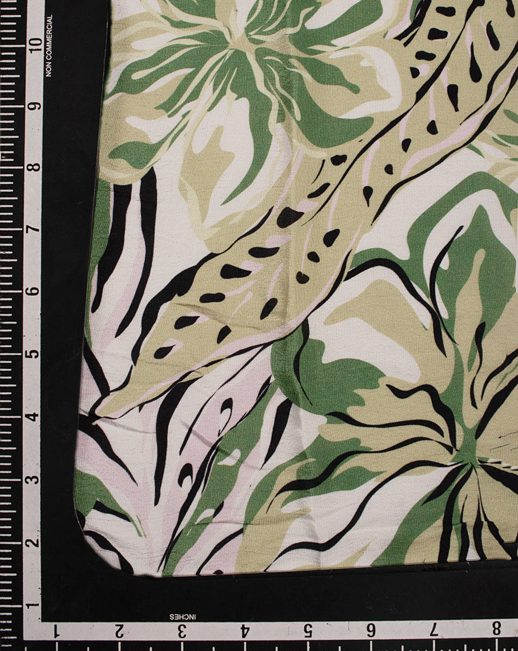 Digital Print Viscose Natural Crepe Fabric