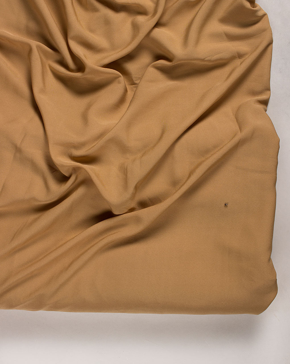 ( Pre Cut 50 CM ) Beige Plain Crepe Fabric