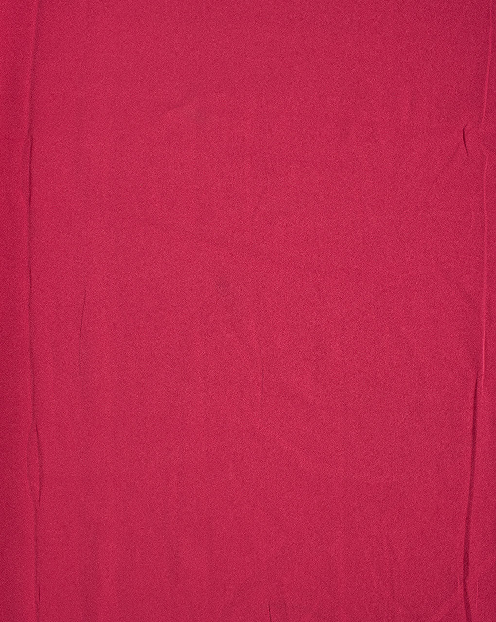 Crimson Red Plain Crepe Fabric