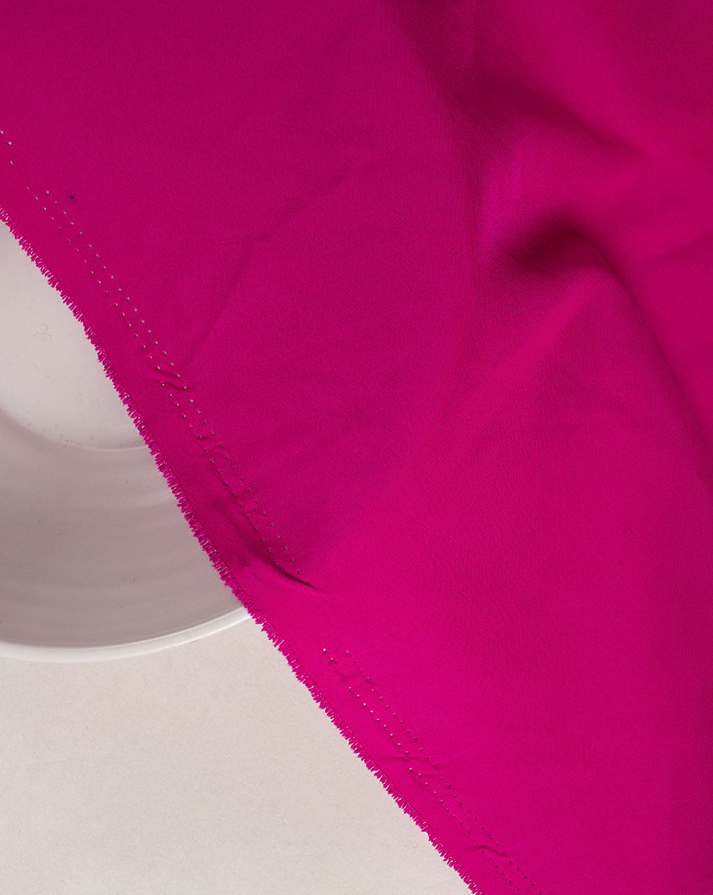 ( Pre Cut 50 CM ) Fuchsia Plain Crepe Fabric