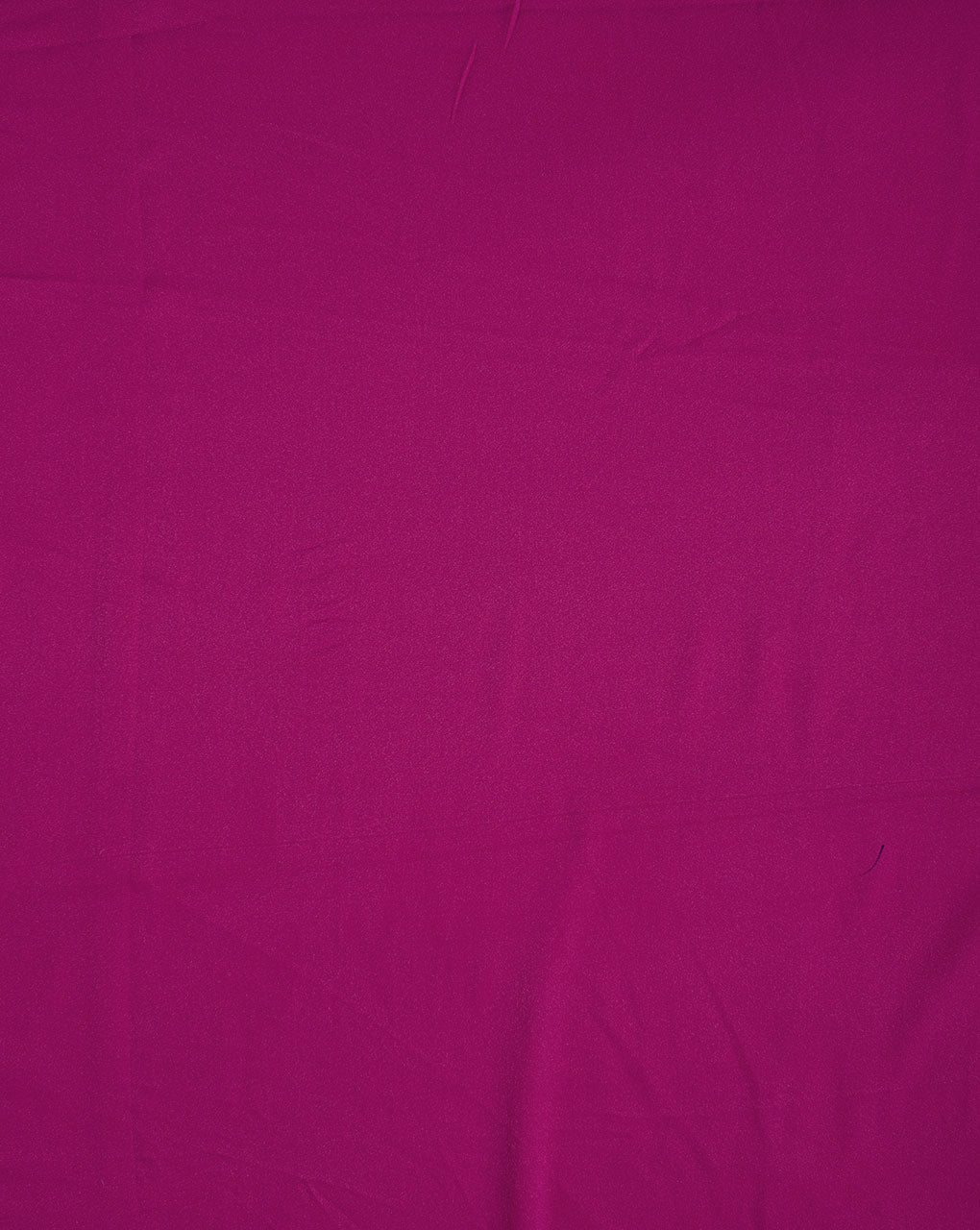 ( Pre Cut 60 CM ) Fuchsia Plain Crepe Fabric