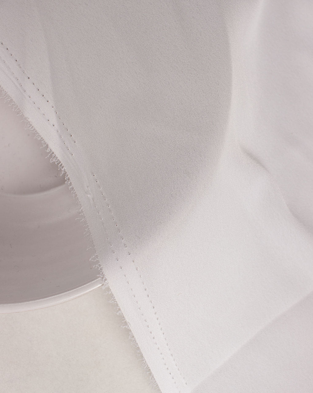 White Plain Crepe Fabric