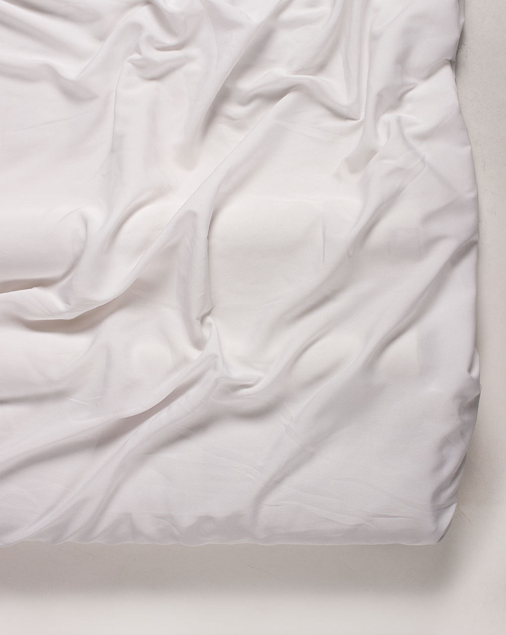 White Plain Crepe Fabric