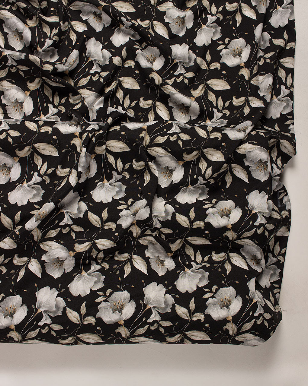 ( Pre Cut 1 MTR ) Screen Print Crepe Fabric