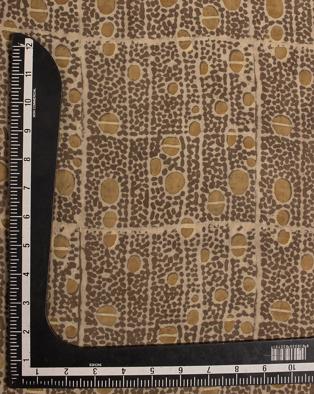 Geometric Akola Hand Block Liva Cotton Fabric - Fabriclore.com