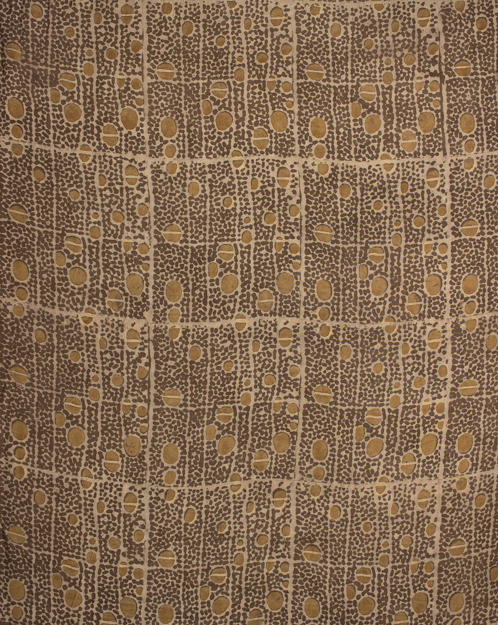 Geometric Akola Hand Block Liva Cotton Fabric - Fabriclore.com