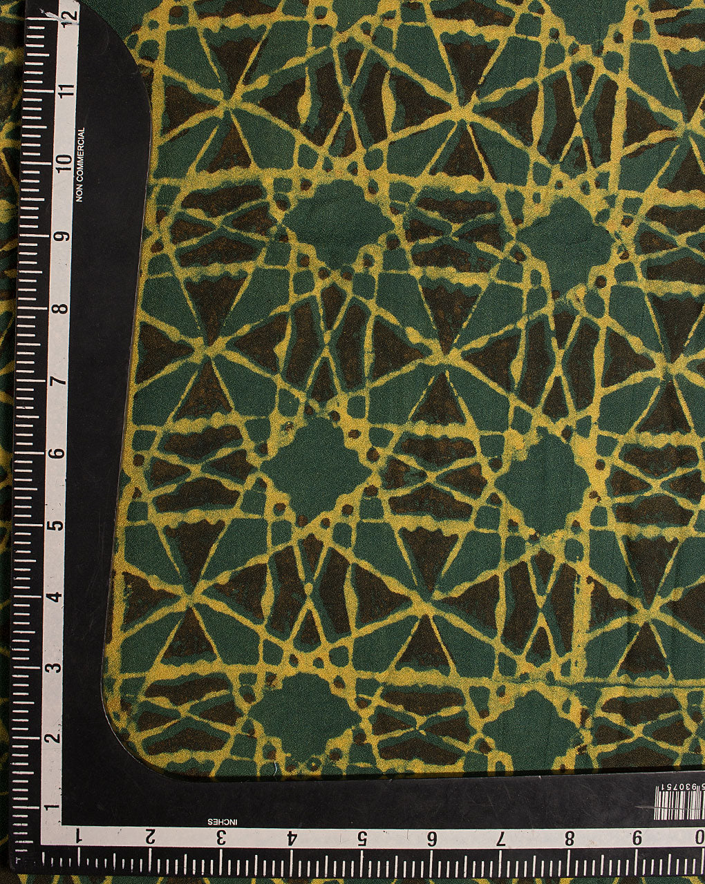 Geometric Akola Hand Block Liva Cotton Fabric - Fabriclore.com