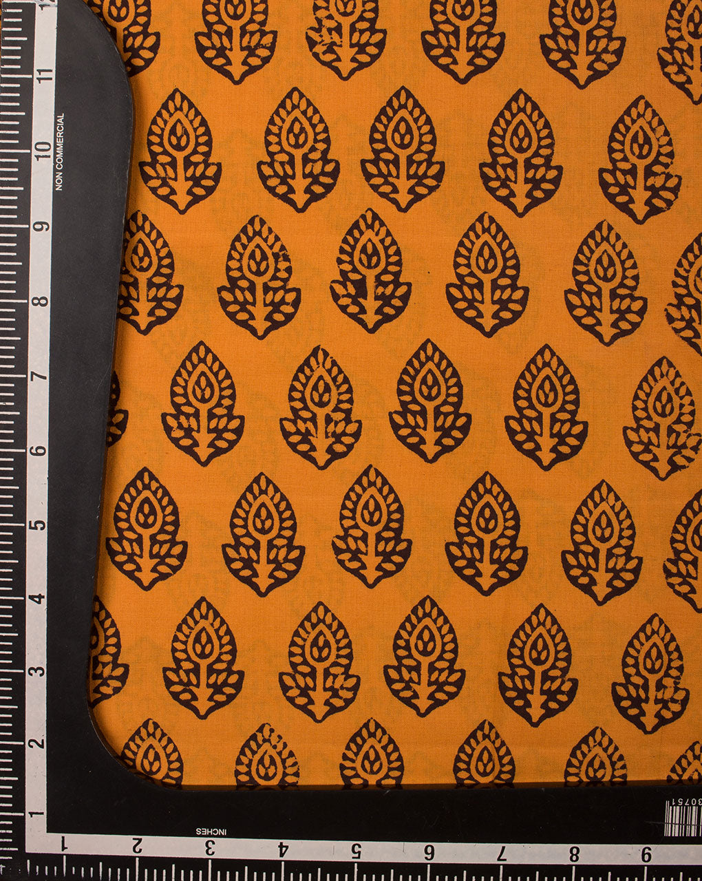 Hand Block Bordered Bagh Print Cotton Fabric - Fabriclore.com