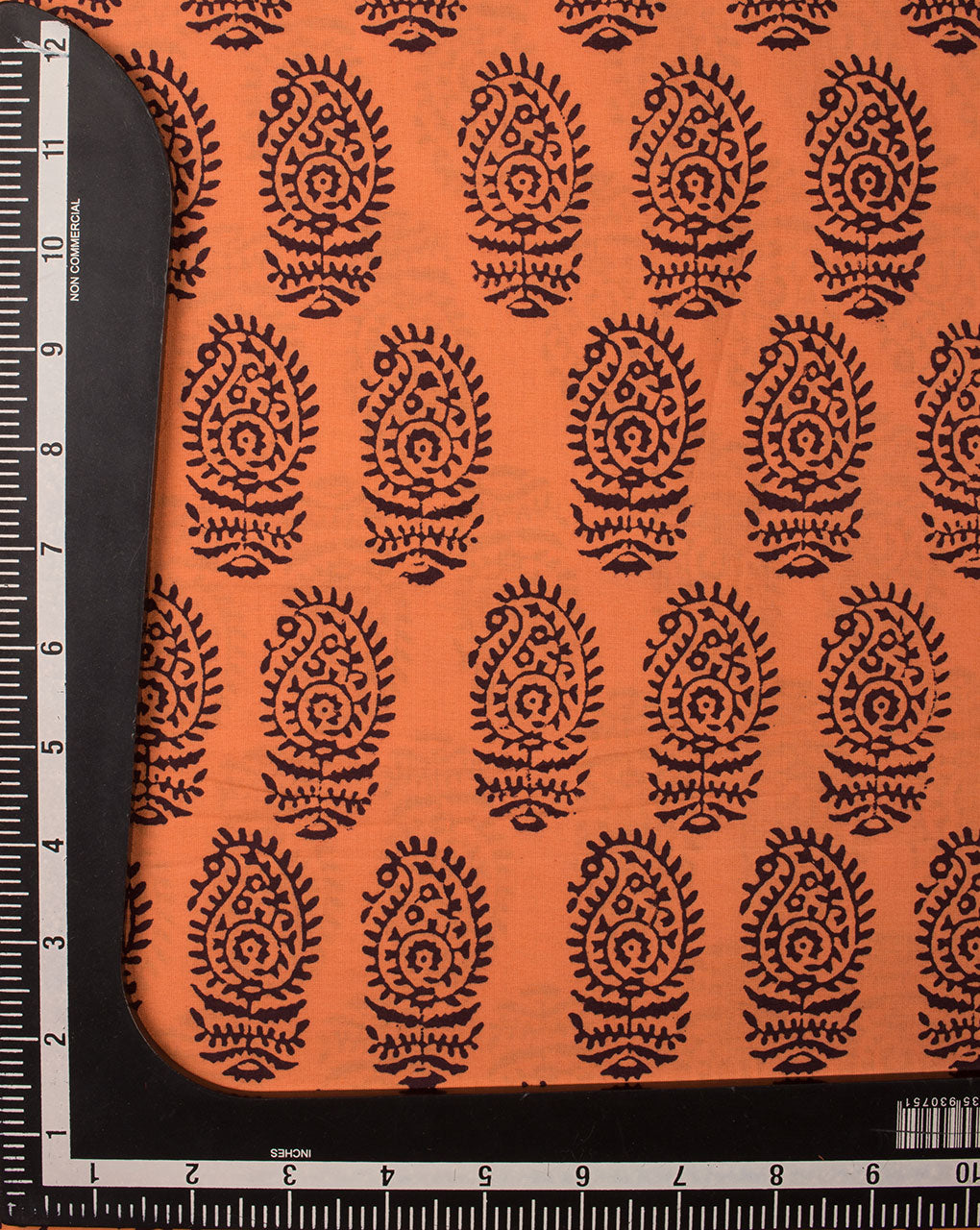 Hand Block Bordered Bagh Print Cotton Fabric - Fabriclore.com