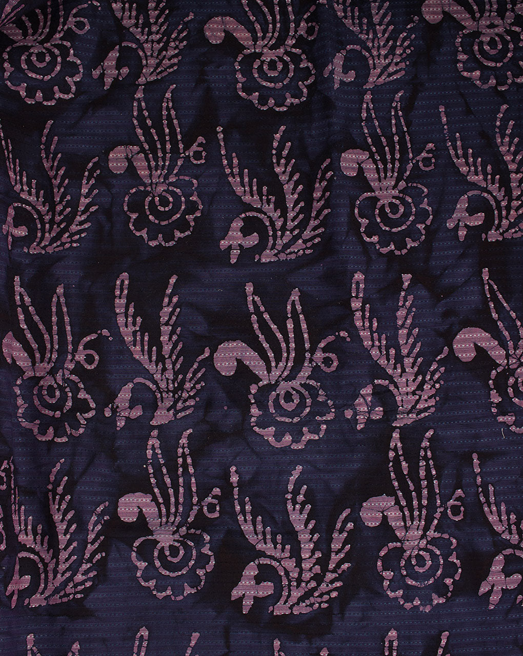 Wax Batik Hand Block Loom Textured Dobby Cotton Fabric