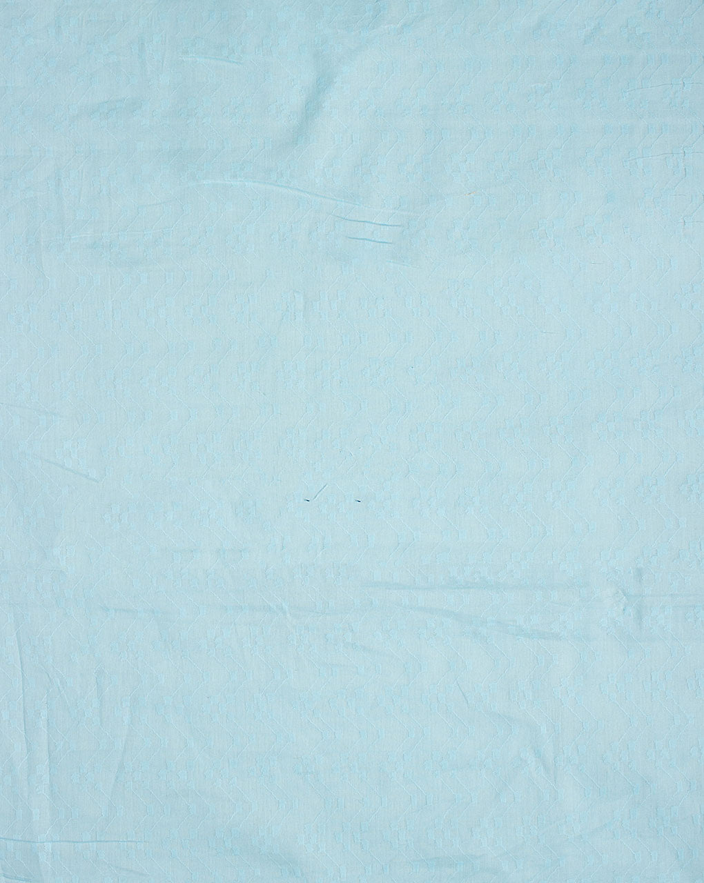 Blue Dobby Cotton Fabric