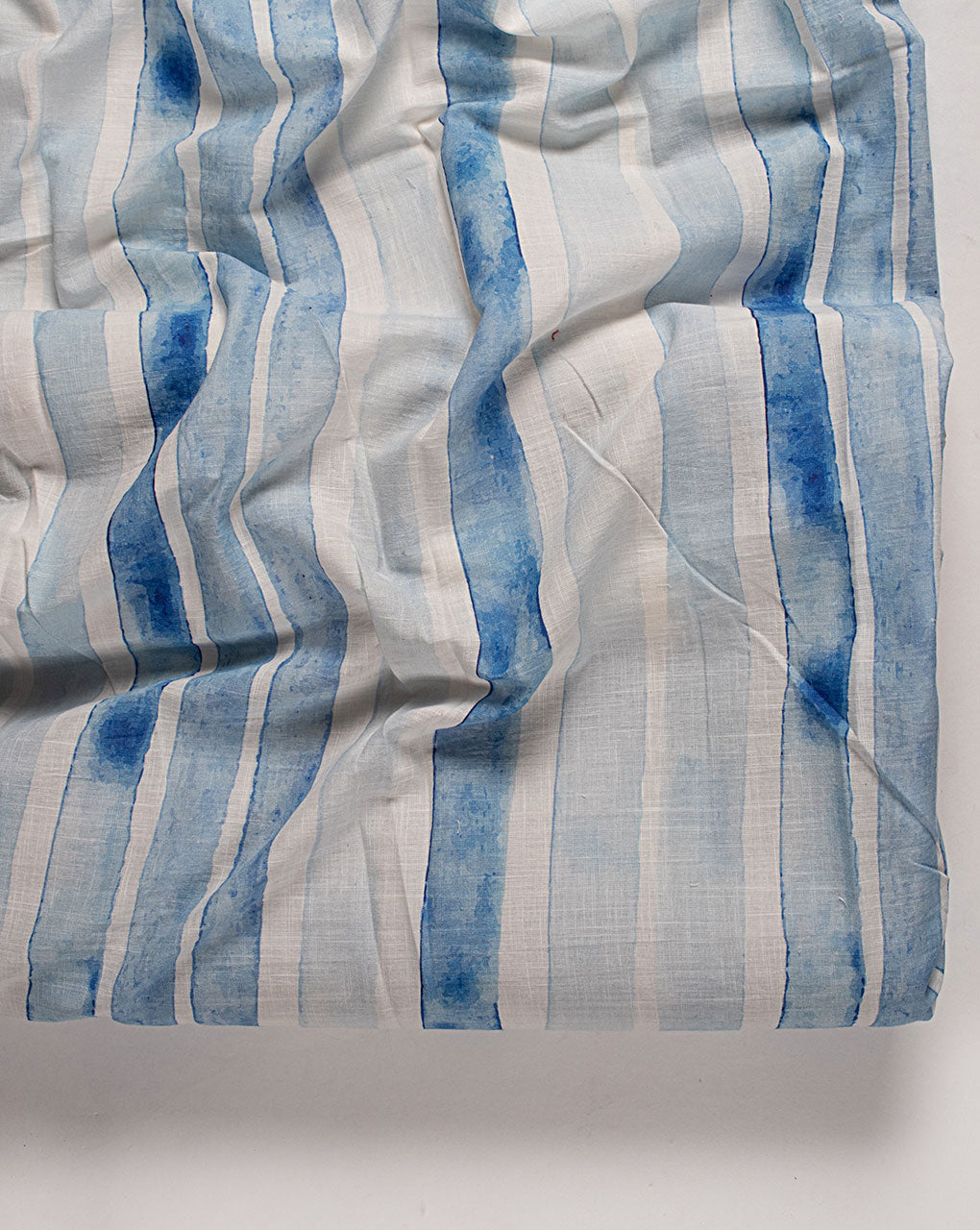 ( Pre Cut 50 CM ) Digital Print Slub Cotton Fabric
