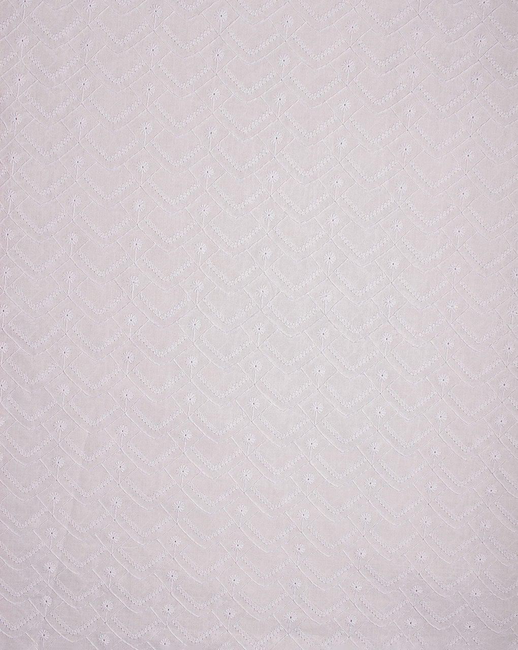 ( Pre Cut 1.5 MTR ) Embroidered Cotton Fabric