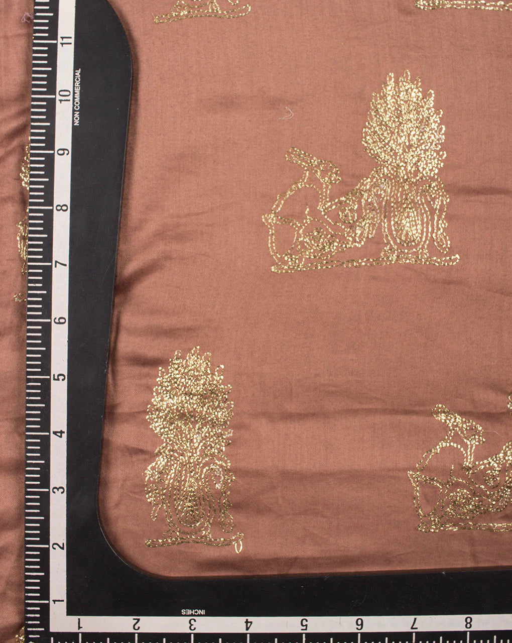 Embroidered Glazed Cotton Fabric - Fabriclore.com