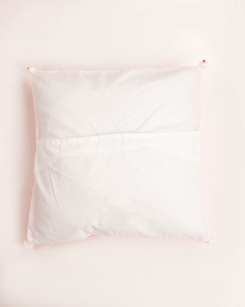 Hand Crafted  Cotton Cushion Cover ( 16X16 Inches ) - Fabriclore.com