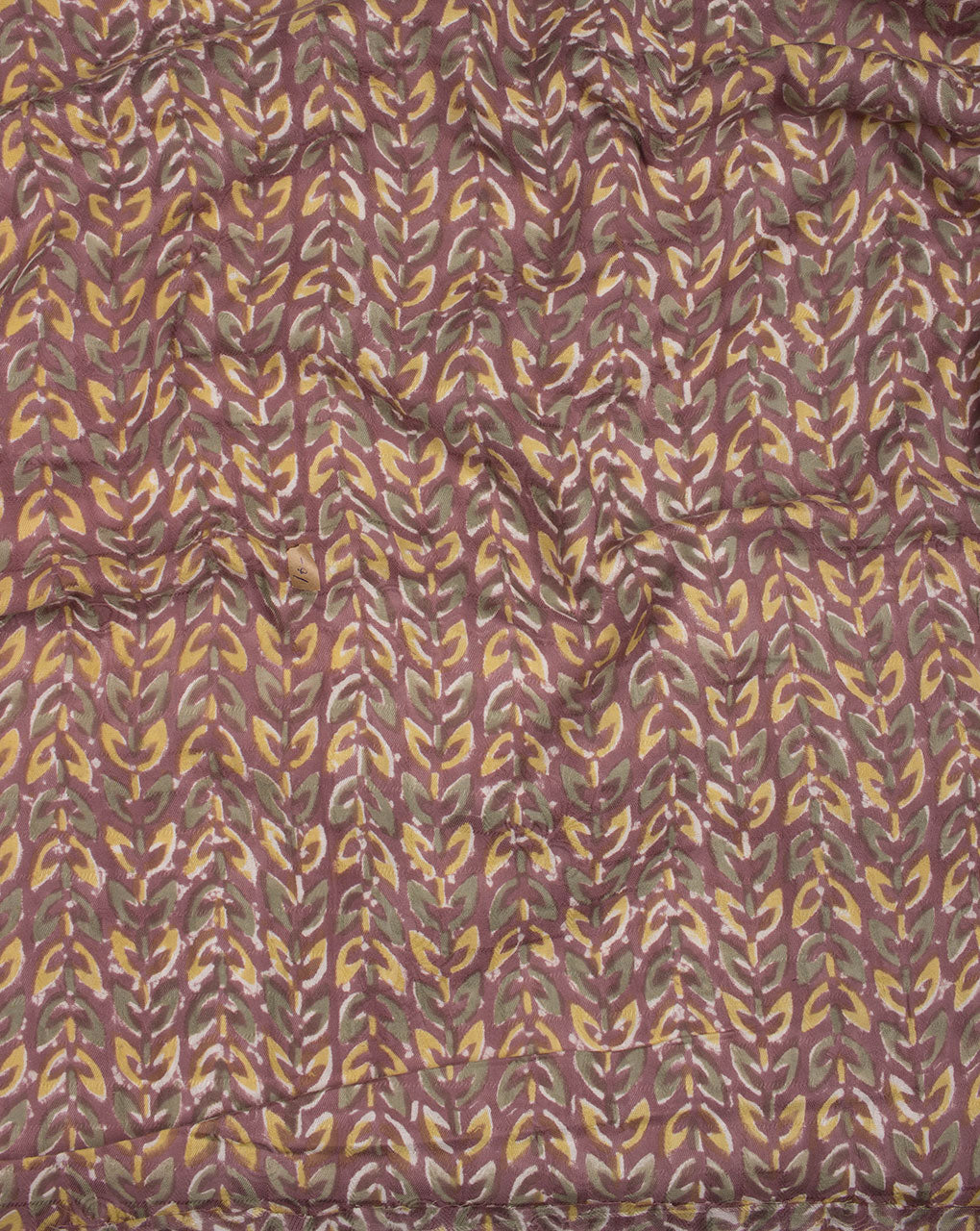 Graphite Grey Yellow Floral Pattern Rapid Print Hand Block Dobby Cotton Fabric - Fabriclore.com