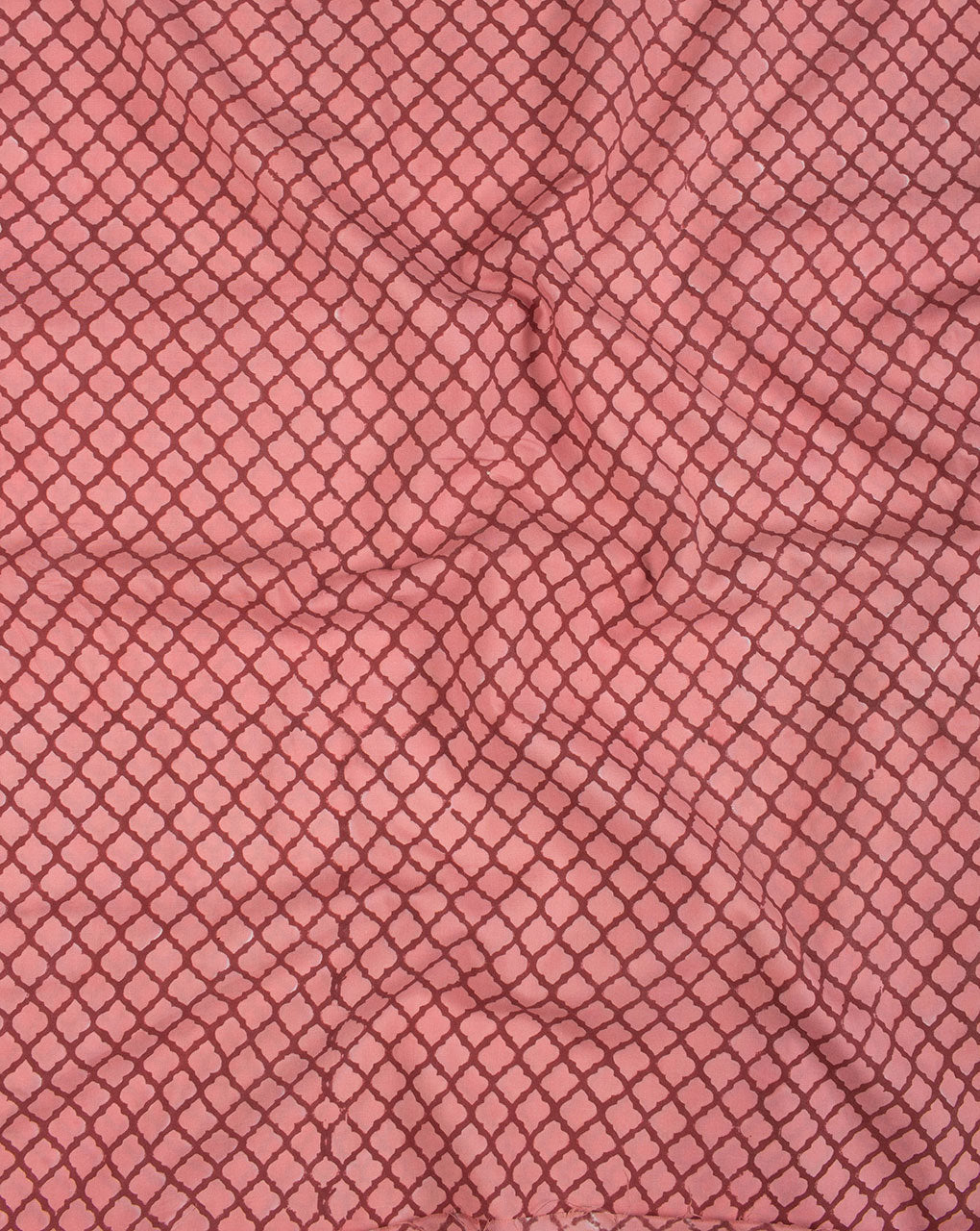 Pink City Rapid Hand Block Lizzy Bizzy Fabric - Fabriclore.com