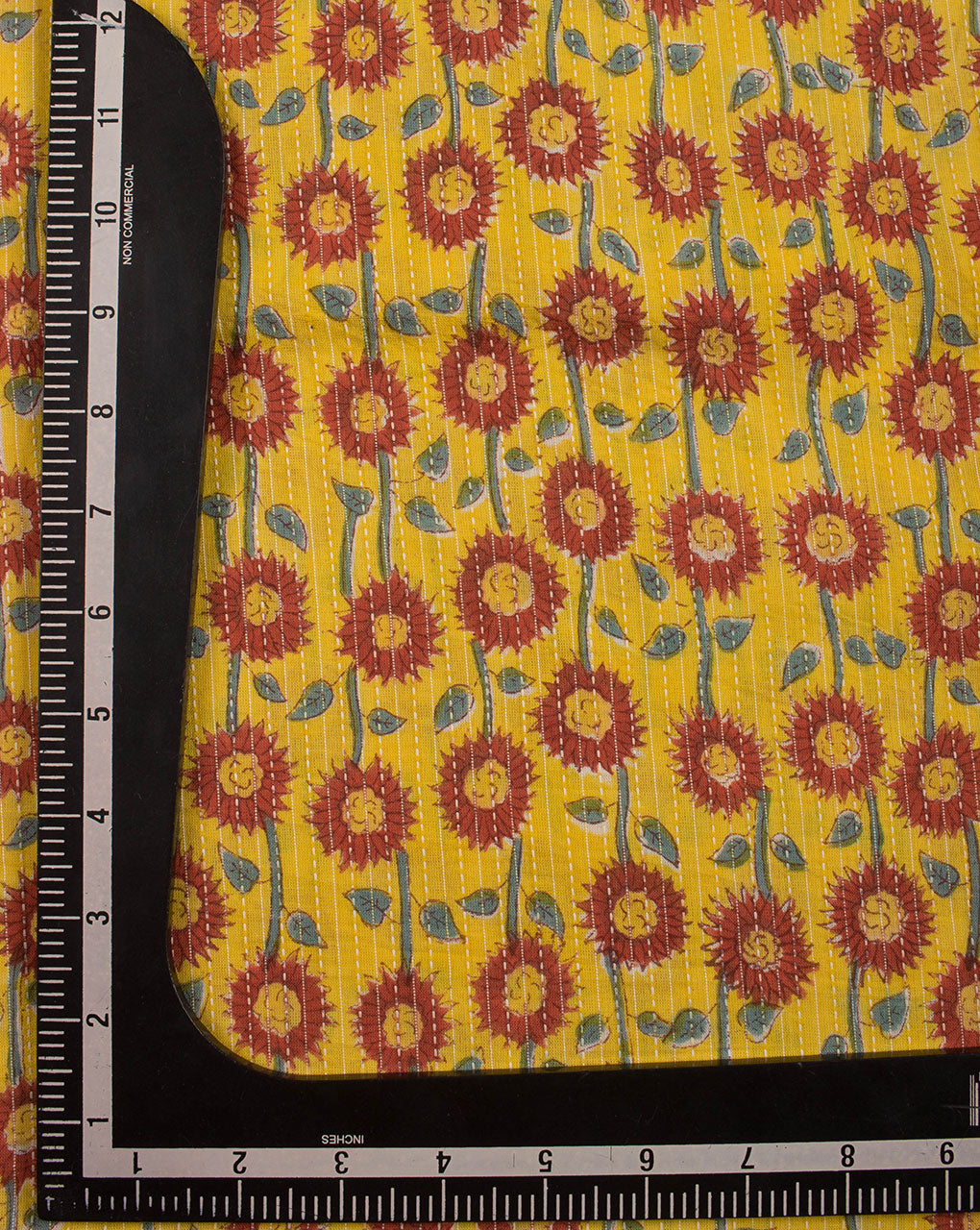 Rapid Hand Block Kantha Cotton Fabric - Fabriclore.com
