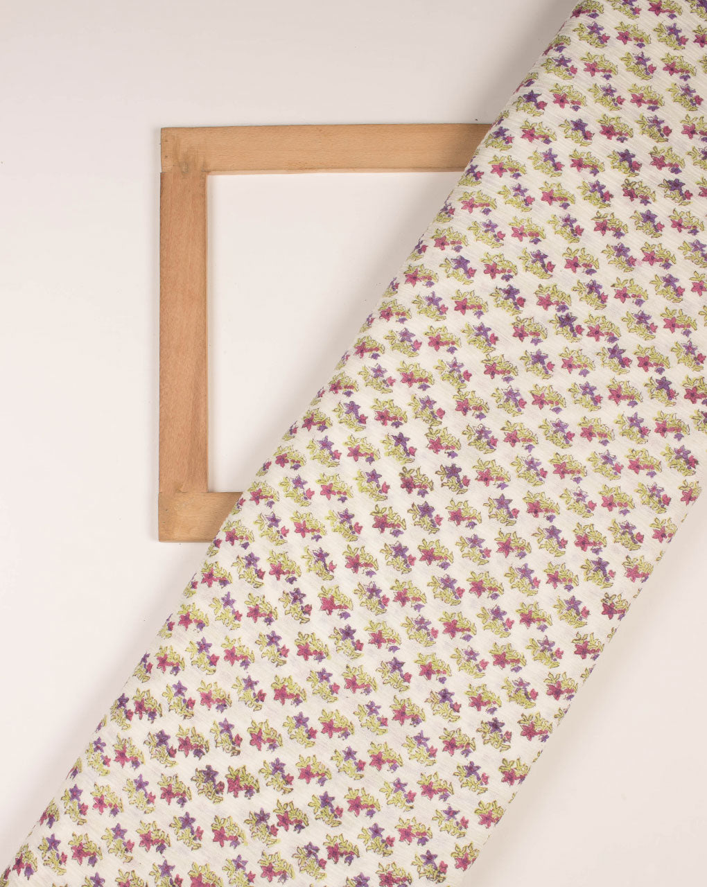 Hand Block Crepe Cotton Fabric ( Width 40 Inch ) - Fabriclore.com